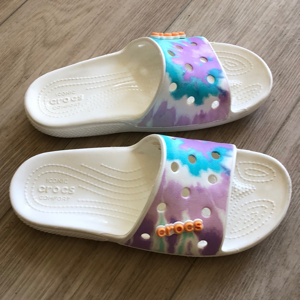 Crocs Tie Dye Slides